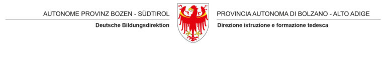 Logo Deutsche Bildungsdirektion Bildungsdirektion Autonome Provinz Bozen Südtirol